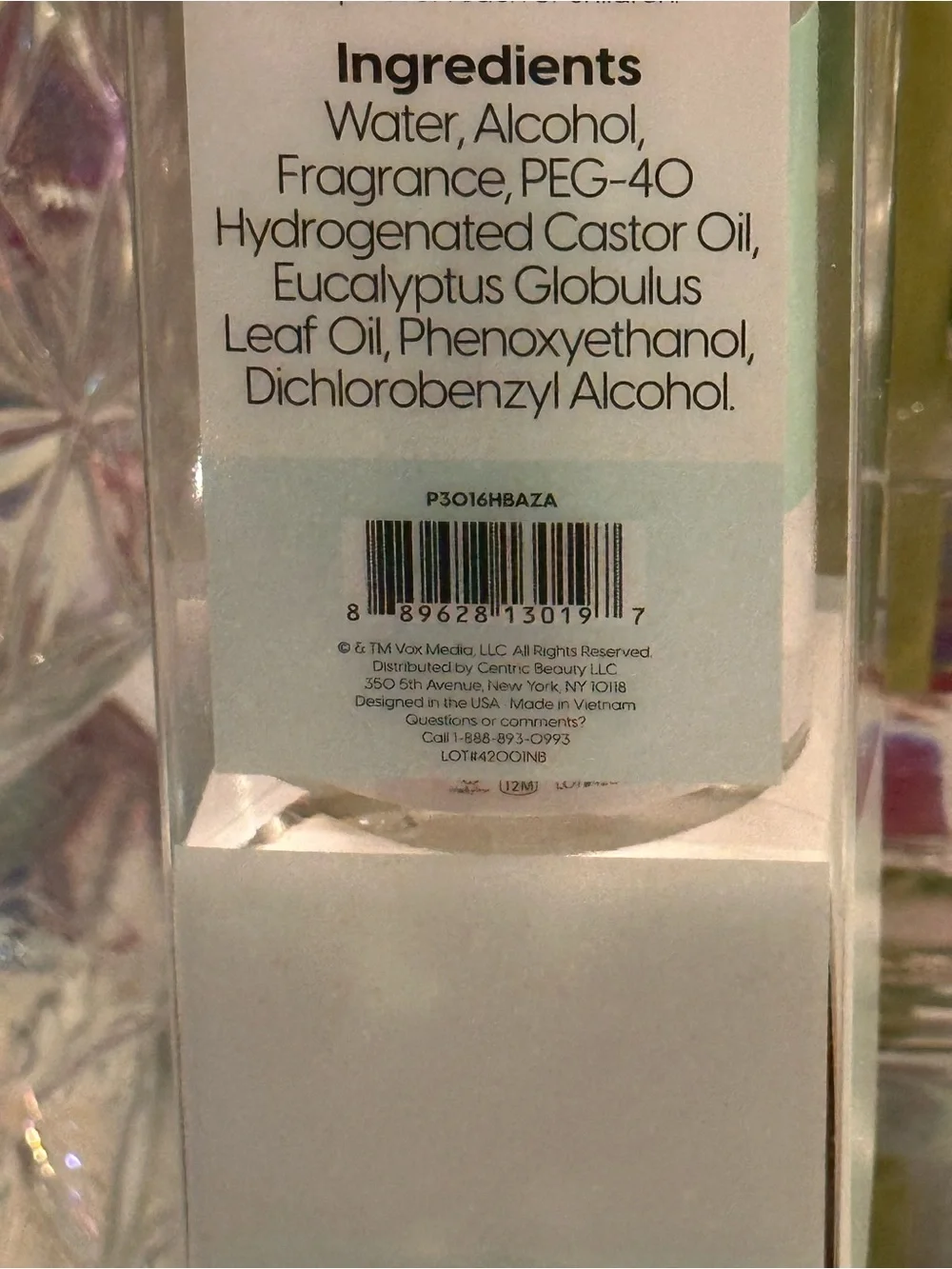 POPSUGAR Eucalyptus Shower Spray Aromatherapy Spa Mist 2 oz New Sealed Wellness
